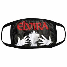 Elvira Classic Red Logo Face Mask - New - Horror Halloween - Made In The USA picture