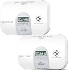 2 x NEW SITERWELL LCD Digital Carbon Monoxide (CO) Detector Alarm 10 Year Life picture