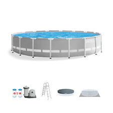Intex 20ft x 52in Prism Frame Above Ground Swimming Pool Set with Filter Pump picture