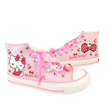Pink Adult Women High Tops Hello Kitty Sneakers Canvas Shoes Japanese kawaii picture