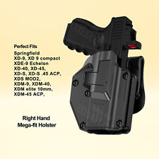 Tactical Holster Fit Springfield XD 9 XD 45 40 XD9 XD45 XDS Mod2 XDM Compact 9mm picture