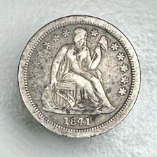 1841 O Seated Liberty Dime 10c Better Grade VF+ GREAT EXAMPLE COIN picture