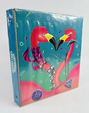 VTG 1980’s MEAD Flamingos “The Pencil Pouch Organizer” Binder picture