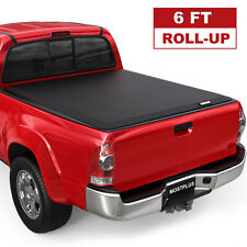 6FT Roll Up Truck Bed Tonneau Cover For 2005-2015 Toyota Tacoma Waterproof picture