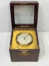 1982 Germany Original Wempe Marine Quartz Old Antique Hainburg Chronometer Clock picture