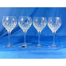 RARE Stuart Crystal  Manhattan Large Balloon Wine Glasses Water Goblets 8.75