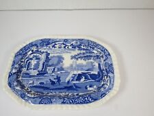 ANTIQUE SMALL Spode Platter Porcelain England PLUS SMALL DISH picture