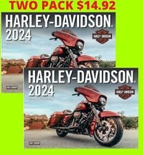 2024 HARLEY-DAVIDSON MOTORCYCLES WALL CALENDAR TWO PACK road king dyna classic picture