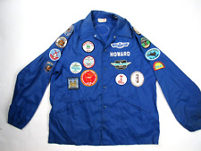 Vtg 1970’s Ford Thunderbird Classic Car Club Jacket 42 Patches  Sz L Hot Rod picture