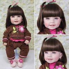 Adora Realistic Weighted Baby Doll Brunette W/ Bangs Toddler In Tracksuit 20