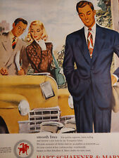 1947 Esquire Art Ads Hart Schaffner Marx Suits Hiram Walkers Dry Martini picture