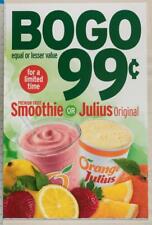 Dairy Queen Poster Backlit Plastic Smoothie Orange Julius 17x25 dq2 picture