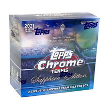 2021 Topps Chrome Tennis Sapphire Edition Factory Sealed Hobby Box picture