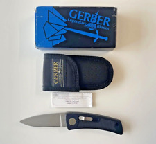 Gerber 700 Bolt Action Utility Folding Knife Sheath USA 1994 Vintage picture