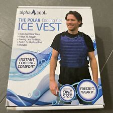 Alpha Cool Ice Vest Cooling Gel Adjustable Workout Climbing Walking Biking picture