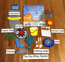 Vintage Lakeshore Storytelling Kit Itsy Bitsy Spider Iza Trapani #S4 picture