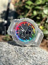 Custom Made Watch Mods Rainbow Jelly Casio G-Shock  45mm Clear Transparent picture