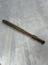 Vintage Antique Carved Wooden Billy Club Vintage Law Enforcement Police Tool picture