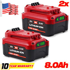 2x 20V 8.0Ah For Craftsman V20 20Volt MAX Li-ion Battery CMCB204 CMCB202 CMCB206 picture
