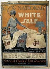 ATQ 1918 National Cloak &Suit Co Magazine The White Sale New York City NY picture