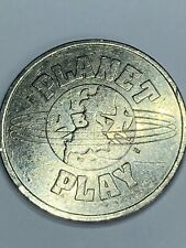 Vintage Planet Play / No Cash Value Arcade Token 28mm picture