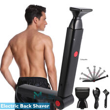 Body Hair Removal for Men Long Handle Electric Back Shaver Razor Trimmer Gifts picture