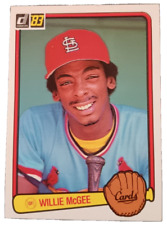 1983 Willie McGee Donruss RC #190 picture
