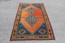 4.1x6.7 ft Area Rug, Colorful Rugs, Wool Rugs, Vintage Rug, Turkish Rug picture
