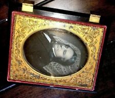 Quarter Plate Post Mortem Daguerreotype of Man in Partial Mourning Case picture