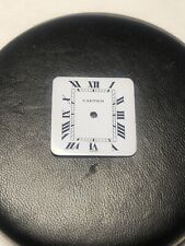 Vintage Cartier Tank Roman Numeral Watch Dial  21 mm  x 20.9 mm picture