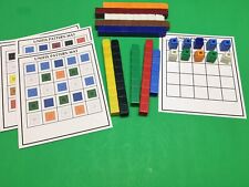 Unifix Pattern Match With Unifix Cubes - Math Activity Cards Set Colors picture