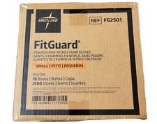 Medline FitGuard Nitrile Disposable Gloves Small, FG2501  - Case of 2500 picture