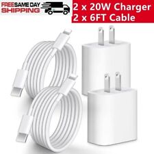 2 Pack Super Fast Charger Type C For iPhone 14 13 12 11 Pro Max Xs XR 8 7 6 Plus picture