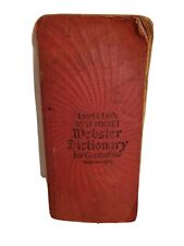 1921 Laird & Lee's Vest Pocket Webster Pronouncing Dictionary  picture