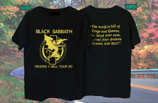 Vintage 1980 Black Sabbath Heaven And Hell Tour T-Shirt For Fans picture