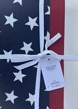 Williams-Sonoma American Flag Tablecloth 70”x108” picture