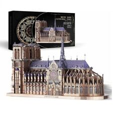 Piececool 3D Puzzles DIY Handmade Metal Model Adult Puzzle Notre Dame de Paris picture