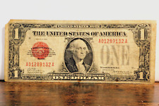 1928 $1 One Dollar Legal Tender RED Seal United States Note, Funnyback picture
