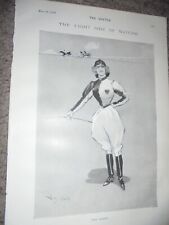 The Jockey by Dudley Hardy 1898 print ref AK picture