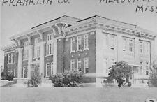 RPPC Franklin County Courthouse, Meadville, Mississippi Real Photo Postcard  picture