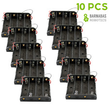 10x AA Battery Holder Case Box with Wire Leads for 4X Series AA Batteries 6V US picture