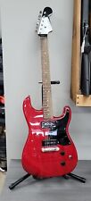 Squier Paranormal Series Strat-O-Sonic Crimson Red guitar by fender w case picture