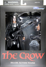 The Crow Eric Draven Figure w/ Black Ibanez Model Guitar Gravestone & Sword Set picture