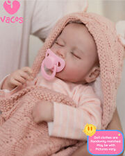 VACOS Handmade Realistic Reborn Baby Dolls Vinyl Silicone Newborn Doll Real Gift picture