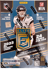 2023 NFL Elite Trading Cards Blaster Box - 6 Packs per Box picture