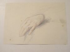 Lucien MONOD (1867-1957) DRAWING DESIGN PENCIL STUDY HAND WOMEN ACADEMISM 1900 picture