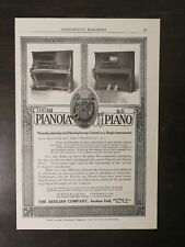 Vintage 1908 The Pianola Piano Aeolian Company New York Full Page Original Ad picture