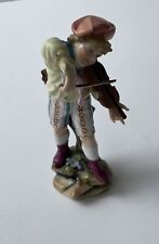 E. A. Muller German Figure Boy with Violin Volkstedt  Thuringia, Germany picture