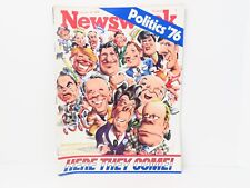 Vintage Newweek January 12 1976 Politics 76 Cover Harris Carter picture