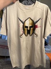 Vintage Anvil 2007 300 Movie Promo Tee Shirt Sparta Shield Large picture